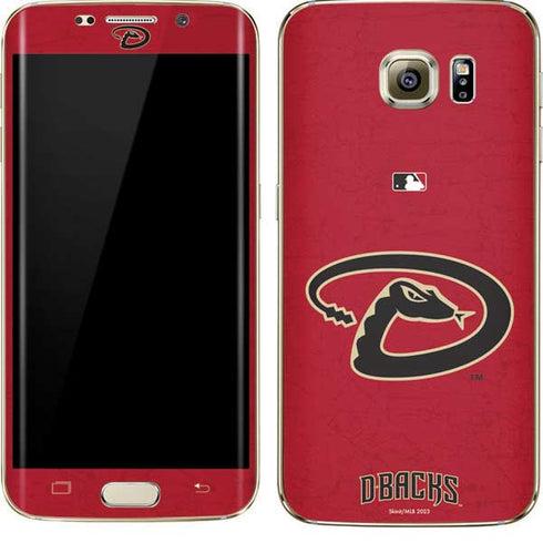 MLB Arizona Diamondbacks - Secondary Solid Distressed Galaxy S7 Edge Skin