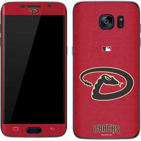MLB Arizona Diamondbacks - Secondary Solid Distressed Galaxy S7 Skin