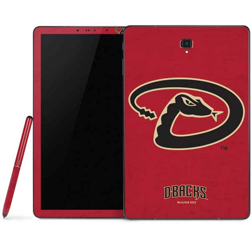 MLB Arizona Diamondbacks - Secondary Solid Distressed Samsung Galaxy Tab Skin
