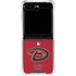 MLB Arizona Diamondbacks - Secondary Solid Distressed Galaxy Z Flip5 5G Clear Case