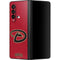 MLB Arizona Diamondbacks - Secondary Solid Distressed Galaxy Z Fold3 5G Skin