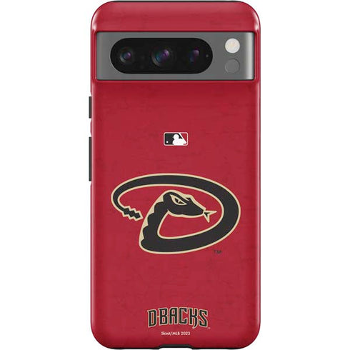 MLB Arizona Diamondbacks - Secondary Solid Distressed Google Pixel 8 Pro Impact Case