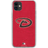 MLB Arizona Diamondbacks - Secondary Solid Distressed iPhone 11 Clear Case