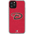 MLB Arizona Diamondbacks - Secondary Solid Distressed iPhone 11 Pro Clear Case