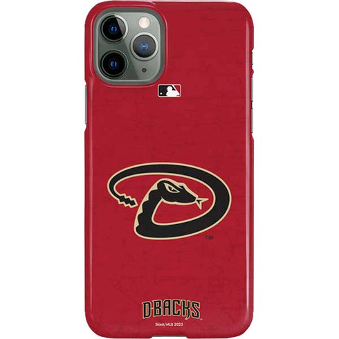 MLB Arizona Diamondbacks - Secondary Solid Distressed iPhone 11 Pro Lite Case