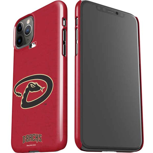 MLB Arizona Diamondbacks - Secondary Solid Distressed iPhone 11 Pro Lite Case