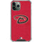 MLB Arizona Diamondbacks - Secondary Solid Distressed iPhone 11 Pro Max Clear Case