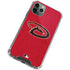 MLB Arizona Diamondbacks - Secondary Solid Distressed iPhone 11 Pro Max Clear Case