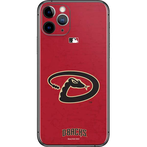 MLB Arizona Diamondbacks - Secondary Solid Distressed iPhone 11 Pro Skin