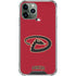 MLB Arizona Diamondbacks - Secondary Solid Distressed iPhone 12 Pro Clear Case