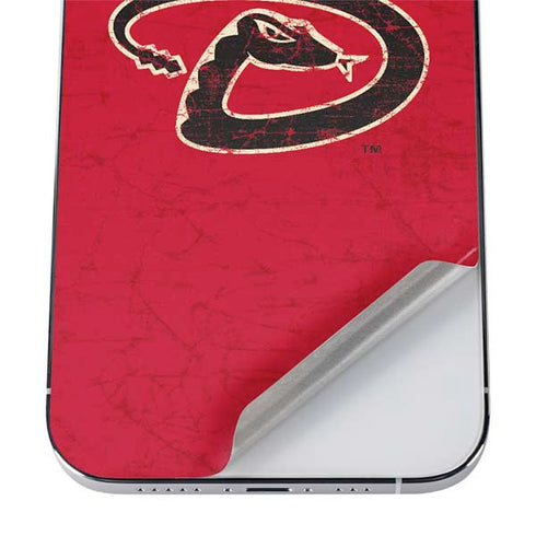MLB Arizona Diamondbacks - Secondary Solid Distressed iPhone 12 Pro Max Skin