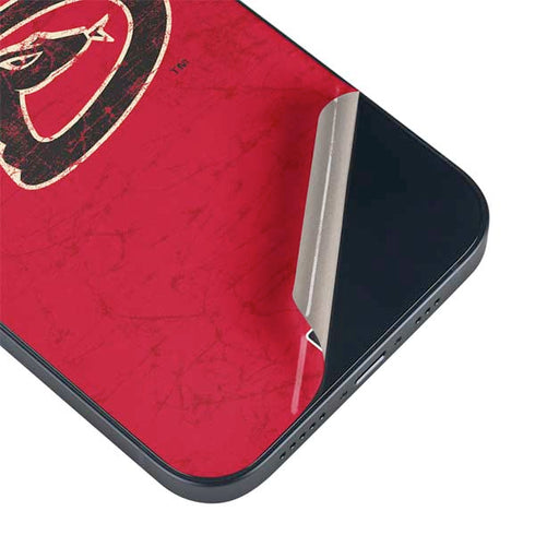 MLB Arizona Diamondbacks - Secondary Solid Distressed iPhone 13 Mini Skin