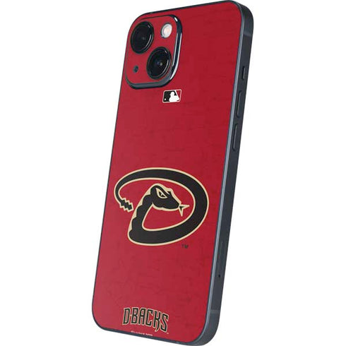 MLB Arizona Diamondbacks - Secondary Solid Distressed iPhone 13 Mini Skin