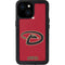 MLB Arizona Diamondbacks - Secondary Solid Distressed iPhone 13 Mini Waterproof Case