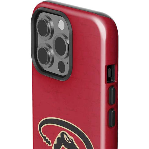 MLB Arizona Diamondbacks - Secondary Solid Distressed iPhone 13 Pro Impact Case