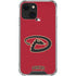 MLB Arizona Diamondbacks - Secondary Solid Distressed iPhone 14 Plus Clear Case