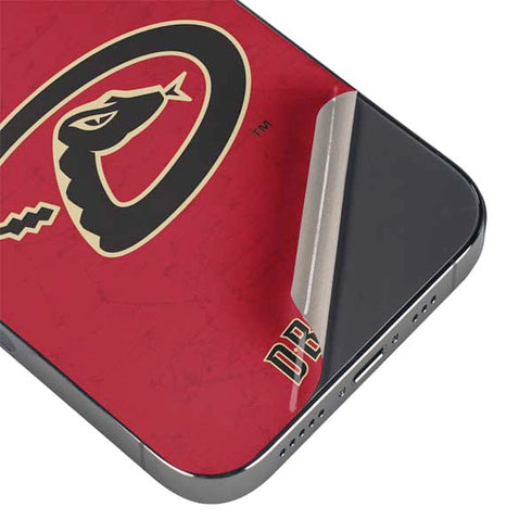 MLB Arizona Diamondbacks - Secondary Solid Distressed iPhone 14 Pro Max Skin