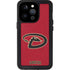 MLB Arizona Diamondbacks - Secondary Solid Distressed iPhone 14 Pro Waterproof Case