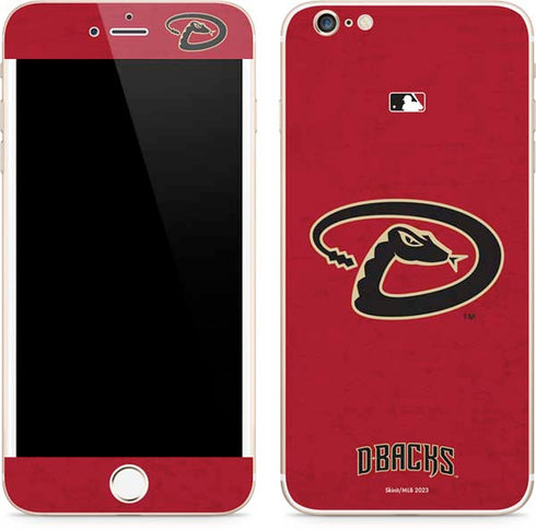 MLB Arizona Diamondbacks - Secondary Solid Distressed iPhone 6/6s Plus Skin