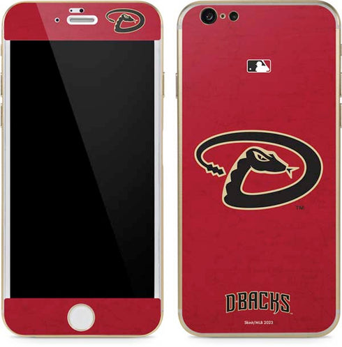 MLB Arizona Diamondbacks - Secondary Solid Distressed iPhone 6/6s Skin
