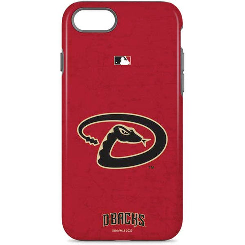 MLB Arizona Diamondbacks - Secondary Solid Distressed iPhone 8 Pro Case
