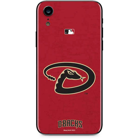 MLB Arizona Diamondbacks - Secondary Solid Distressed iPhone XR Skin