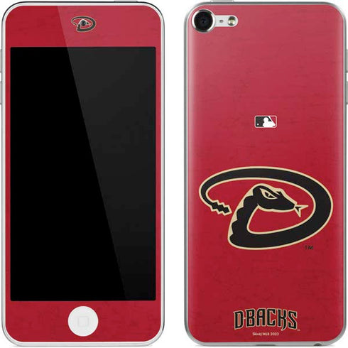 MLB Arizona Diamondbacks - Secondary Solid Distressed Apple iPod Skin