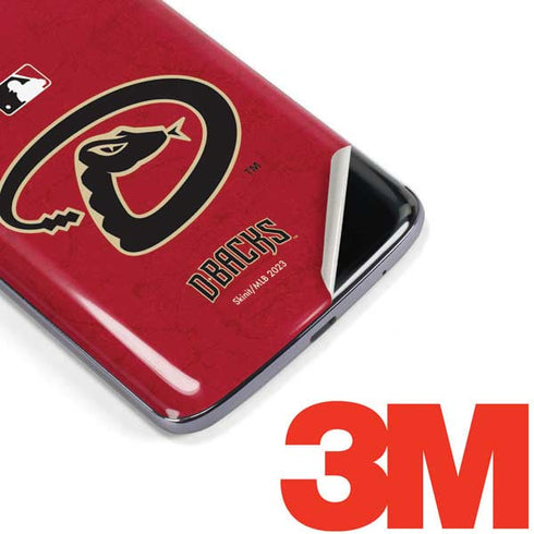 MLB Arizona Diamondbacks - Secondary Solid Distressed Moto E5 Plus Skin