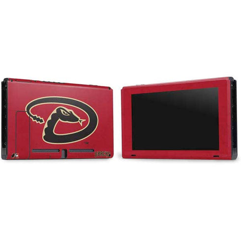 MLB Arizona Diamondbacks - Secondary Solid Distressed Nintendo Switch Bundle Skin