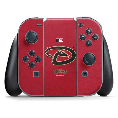MLB Arizona Diamondbacks - Secondary Solid Distressed Nintendo Switch (2017-2021) Joy-Con Controller Skin