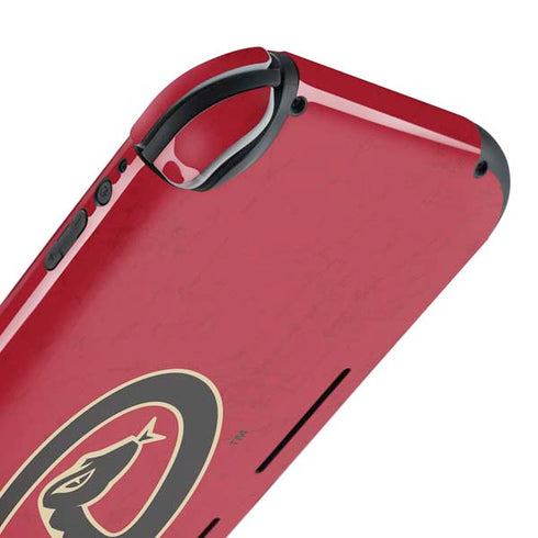 MLB Arizona Diamondbacks - Secondary Solid Distressed Nintendo Switch Lite Skin