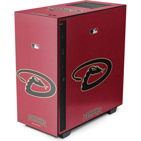 MLB Arizona Diamondbacks - Secondary Solid Distressed NZXT H510 Compact ATX Mid-Tower Case Skin