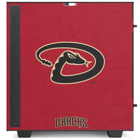 MLB Arizona Diamondbacks - Secondary Solid Distressed NZXT H510 Compact ATX Mid-Tower Case Skin