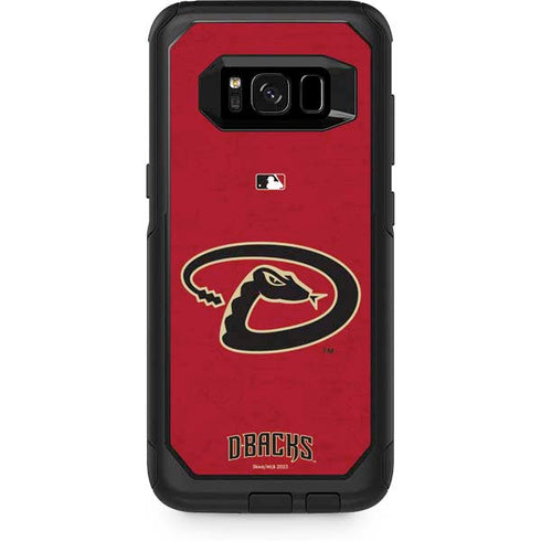 MLB Arizona Diamondbacks - Secondary Solid Distressed Otterbox Commuter Galaxy Skin