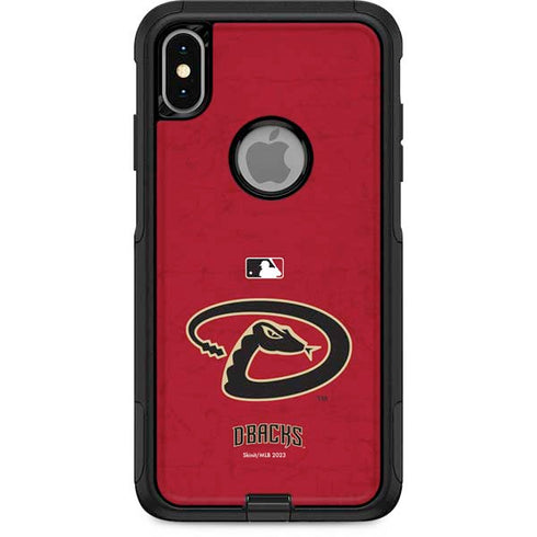 MLB Arizona Diamondbacks - Secondary Solid Distressed Otterbox Commuter iPhone Skin