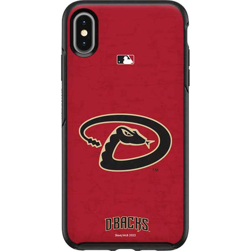 MLB Arizona Diamondbacks - Secondary Solid Distressed Otterbox Symmetry iPhone Skin