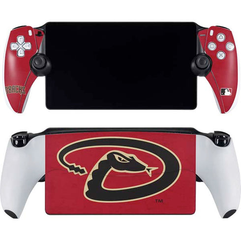 MLB Arizona Diamondbacks - Secondary Solid Distressed PlayStation Portal Remote Player Skin