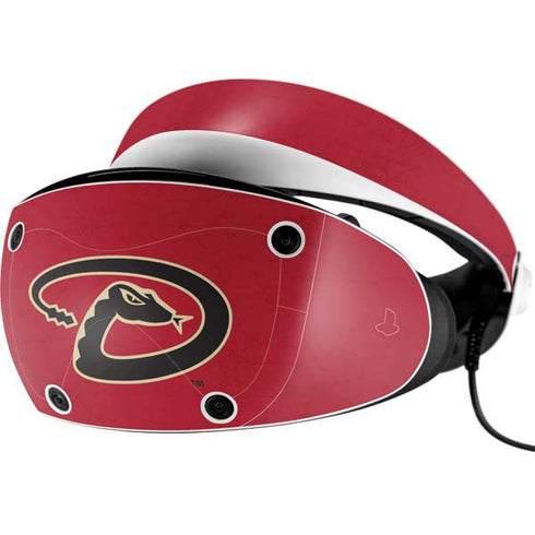MLB Arizona Diamondbacks - Secondary Solid Distressed PlayStation VR2 Skin