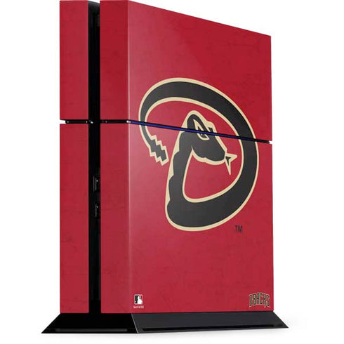 MLB Arizona Diamondbacks - Secondary Solid Distressed PS4 Console Skin