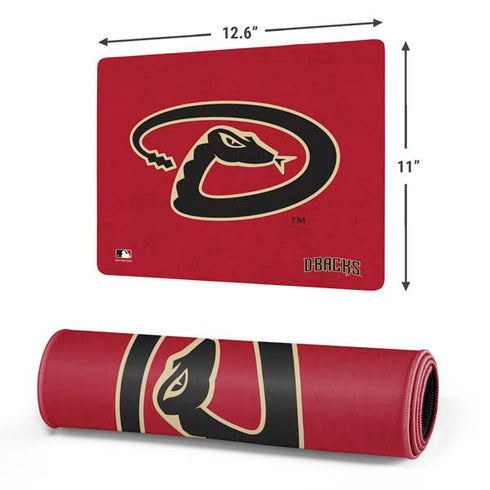 MLB Arizona Diamondbacks - Secondary Solid Distressed Gaming Mouse Pad