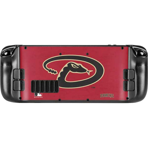 MLB Arizona Diamondbacks - Secondary Solid Distressed Steam Deck Handheld Gaming Computer Skin