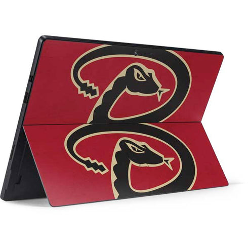 MLB Arizona Diamondbacks - Secondary Solid Distressed Surface Pro 7 Skin