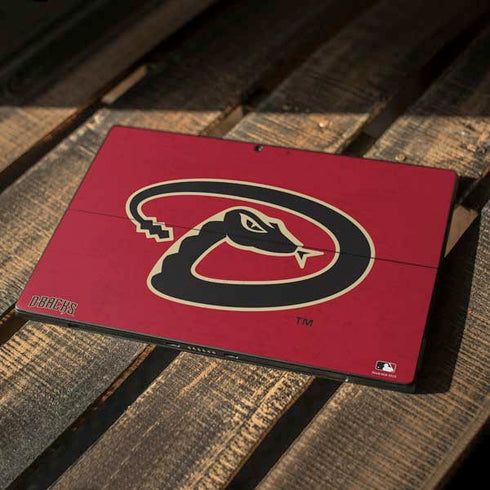 MLB Arizona Diamondbacks - Secondary Solid Distressed Surface Pro 7 Skin