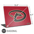 MLB Arizona Diamondbacks - Secondary Solid Distressed Universal Laptop 16.6in (13.4 x 9.7in) Skin
