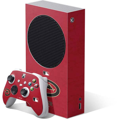 MLB Arizona Diamondbacks - Secondary Solid Distressed Xbox Series S Bundle Skin