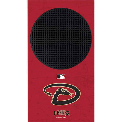 MLB Arizona Diamondbacks - Secondary Solid Distressed Xbox Series S Console Skin