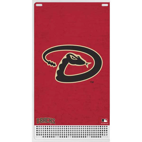 MLB Arizona Diamondbacks - Secondary Solid Distressed Xbox Series S Console Skin