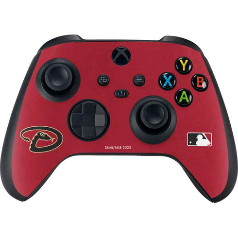 MLB Arizona Diamondbacks - Secondary Solid Distressed Xbox Series X Controller Skin