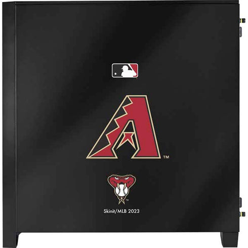 MLB Arizona Diamondbacks Alternate/Away Jersey Corsair 4000D Tempered Glass Mid-Tower ATX Case Skin
