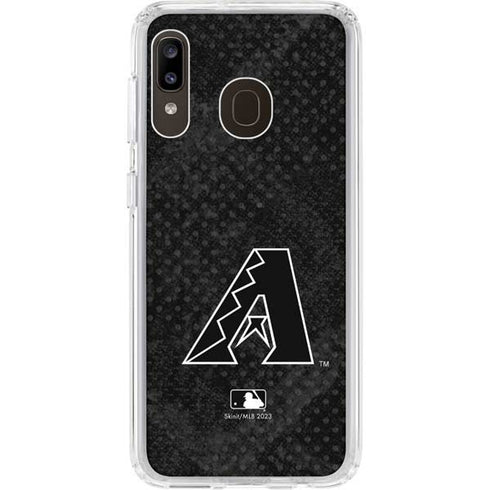 MLB Arizona Diamondbacks Dark Wash Galaxy A20 Clear Case